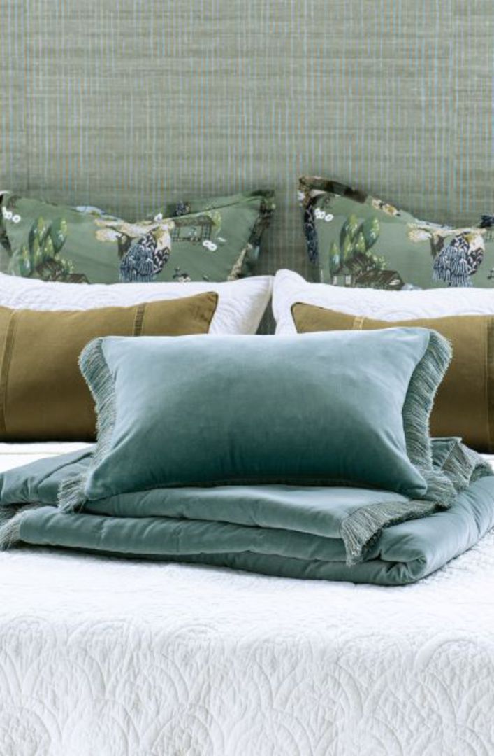 Bianca Lorenne - Tramonto Comforter - (Cushions and Eurocases Sold Separately) - Lagoon image 1